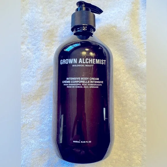 GROWN ALCHEMIST Intensive Body Cream: Rosa Damascena, Acai, Pomegranate 500ml